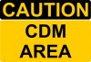 Caution CDM Area Caution CDM Area