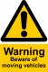 Warning Beware Of Moving Vehicles Warning Beware Of Moving Vehicles