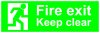 Fire Exit Keep Clear 2