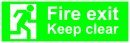 Fire Exit Keep Clear 2
