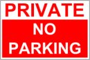 Private No Parking