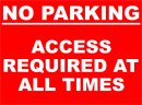 No Parking Access Required At All Times